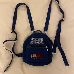 KENZO Blue Mini Kampus Tiger Bag Pack